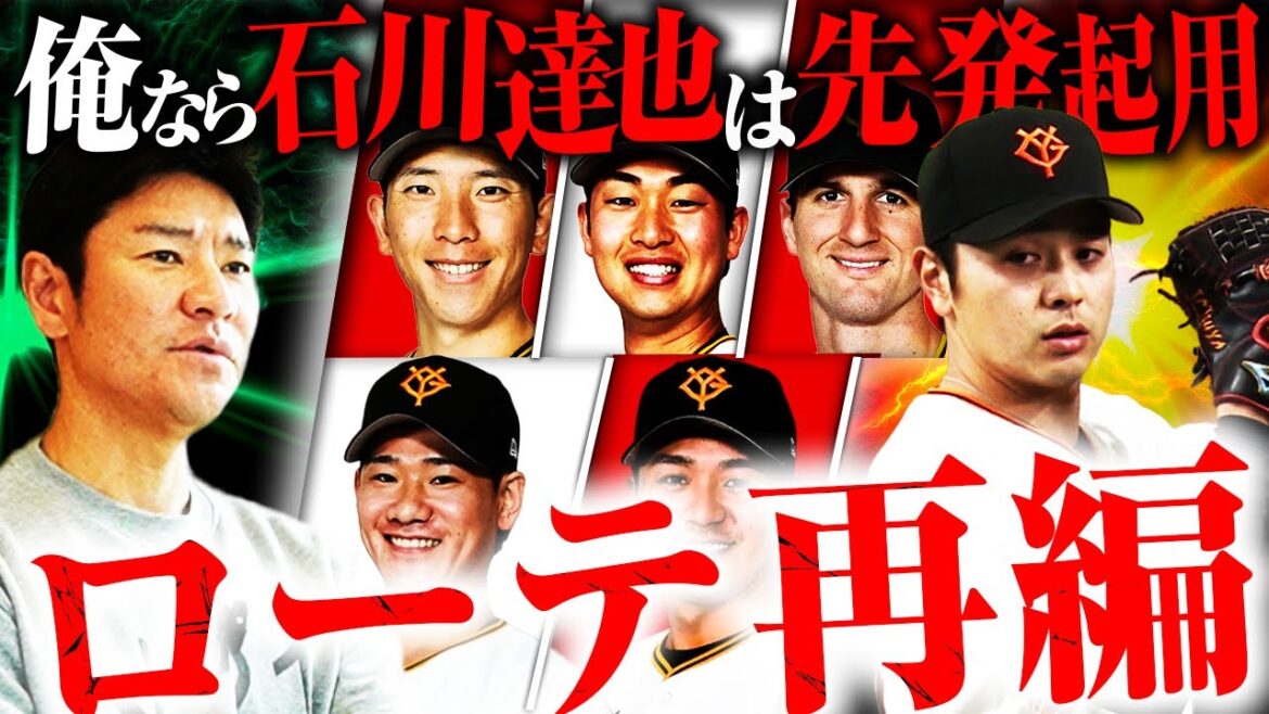 【巨人先発ローテ再編】赤星、石川、横川の起用法どうする?尚成断言!石川を先発で起用すべき理由とは⁉︎横川は先発あるとしたら〇〇?勝利に直結する赤星の起用法とは?【髙橋尚成プロ野球ニュース】 【巨人先発ローテ再編】赤星、石川、横川の起用法どうする?尚成断言!石川を先発で起用すべき理由とは⁉︎横川は先発あるとしたら〇〇?勝利に直結する赤星の起用法とは?【髙橋尚成プロ野球ニュース】