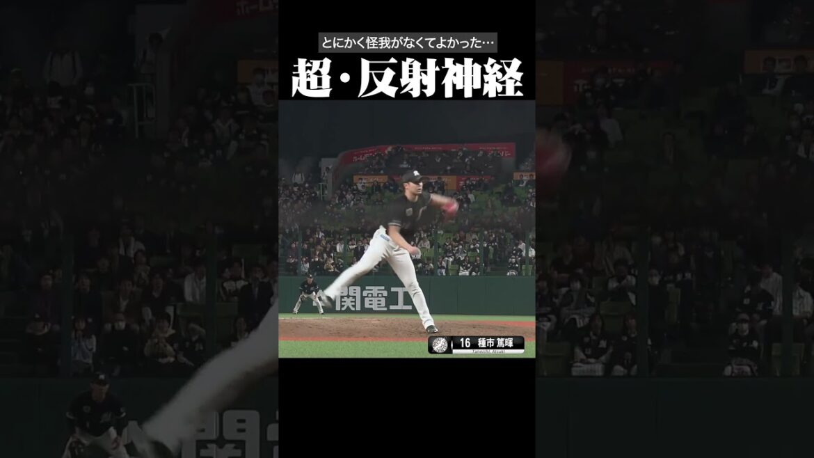 Pacific-League: 超・反射神経!…とにかく怪我がなくて良かった #shorts 超・反射神経!…とにかく怪我がなくて良かった #shorts