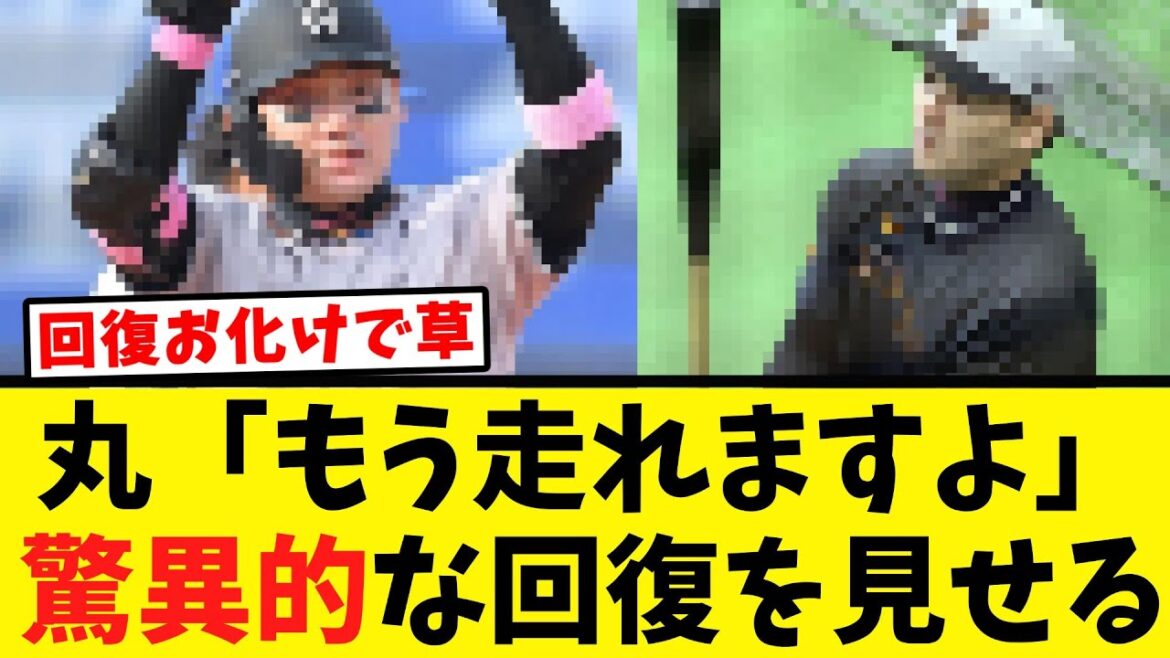 【超朗報】丸佳浩 驚異的な回復を見せるｗｗｗ