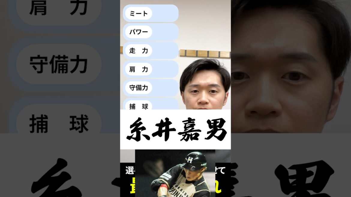 選手の能力を組み合わせて最強を作れ #パワプロ #プロ野球 #糸井嘉男 #日本ハム