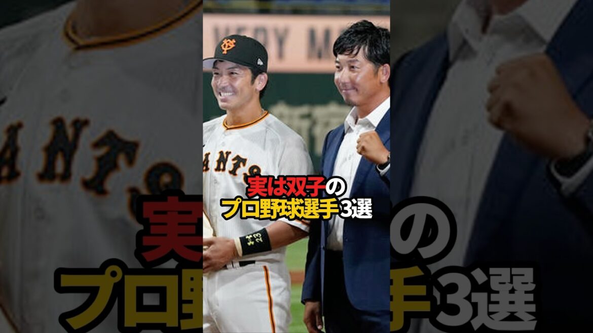 実は双子のプロ野球選手 3選#sports #shorts #プロ野球 #野球 #やきゅスト