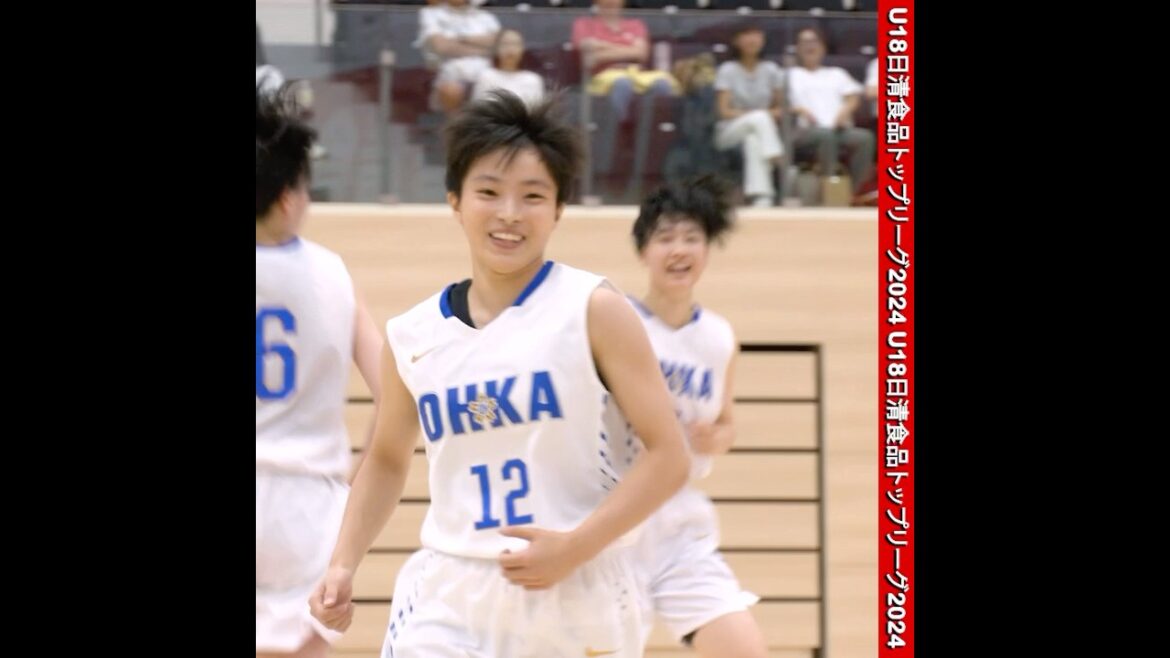 #バスケ 桜花学園 スーパールーキー躍動🔥1年生司令塔が12得点7アシスト！竹内みや (1年/PG/161cm/No.12/相模女子大中) [U18日清食品トップリーグ 2024] #shorts