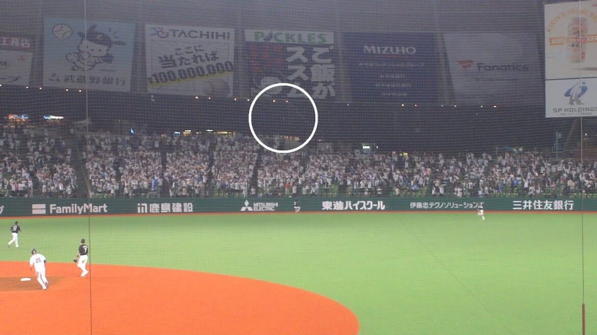 西武 中村剛也 2ランホームラン 第1号 22年連続本塁打　西武 vs ロッテ　2025年4月8日(火) ベルーナドーム