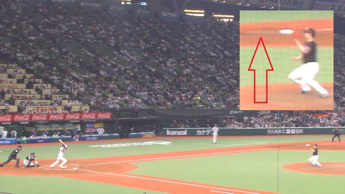 ロッテ 種市篤暉 ナイスプレーでダブルプレー　西武 vs ロッテ　2025年4月8日(火) ベルーナドーム