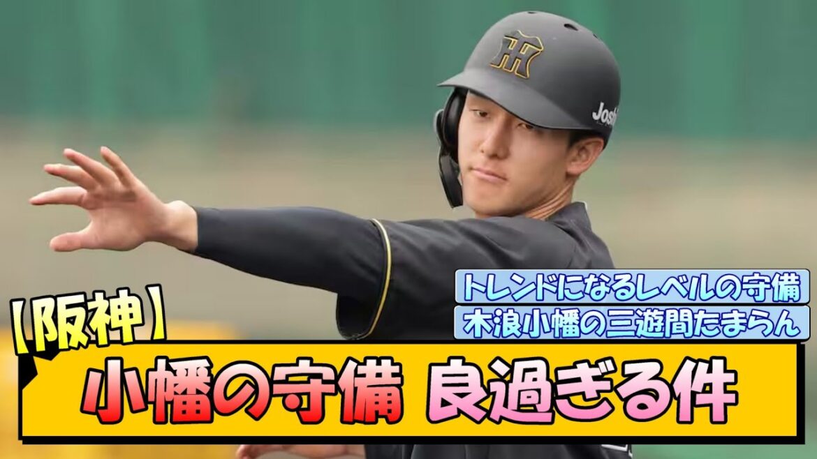 【阪神】小幡の守備 良過ぎる件