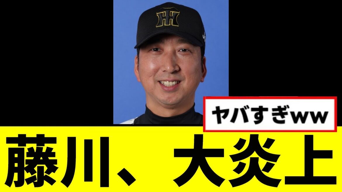 【悲報】藤川、大炎上wwwww