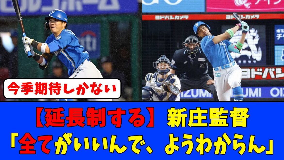【延長制する】新庄監督「全てがいいんで、ようわからん」#上川畑大悟 #郡司裕也 #日本ハムファイターズ #新庄監督 #田中正義