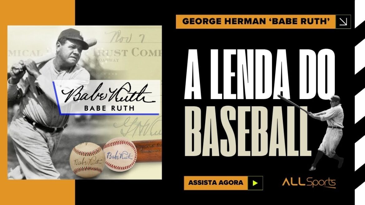 O JOGADOR MAIS LENDÁRIO DA HISTÓRIA DO #BASEBALL. - "George Herman 'Babe' Ruth."