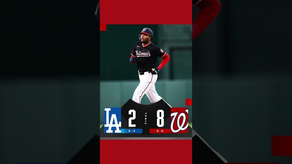 LOS ANGELES DODGERS 2-8 WASHINGTON NATIONALS - MLB - Wood conecta par de jonrones