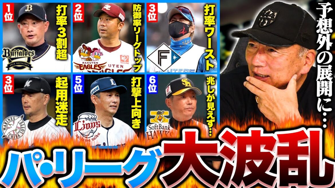 【大波乱】開幕ダッシュ成功の好調オリックス！昨年王者のソフトバンクが苦戦！『最も危険なチームは意外にもあのチーム』混戦パリーグの現状について語ります。