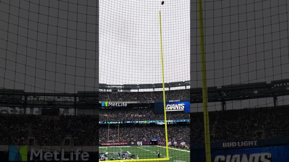 Extra point at giants game