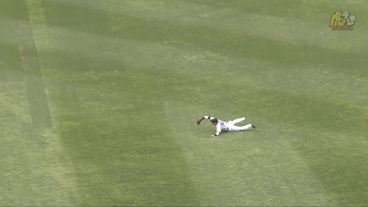 【超ファインプレー】2回表 #前川右京 選手のダイビングキャッチ！ピンチを凌ぎ先発 #西勇輝 投手を助ける！【2025/4/12Ｔ－Ｄ】