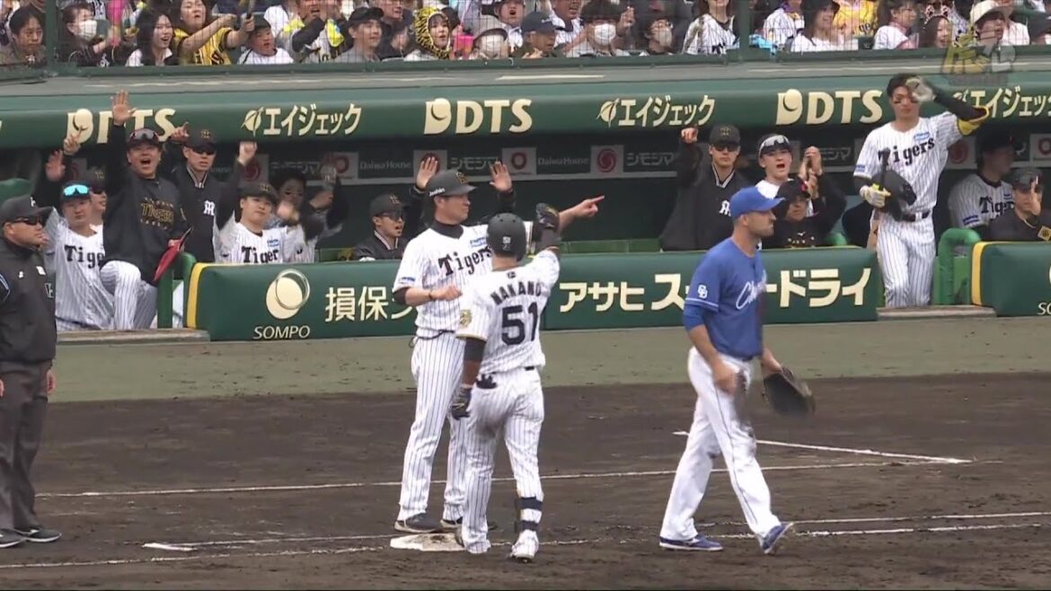 【反撃開始】5回裏 #中野拓夢 選手が勝負強さを発揮！ライト前タイムリーヒットで1点を返す！【2025/4/12Ｔ－Ｄ】