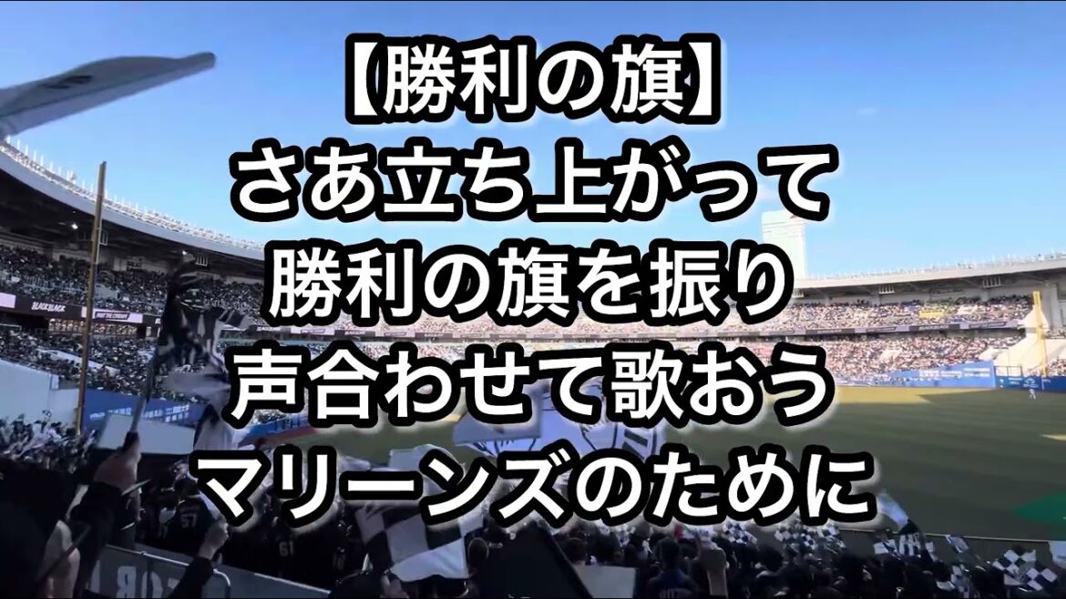 千葉ロッテマリーンズ チーム応援歌「勝利の旗」【歌詞付き】