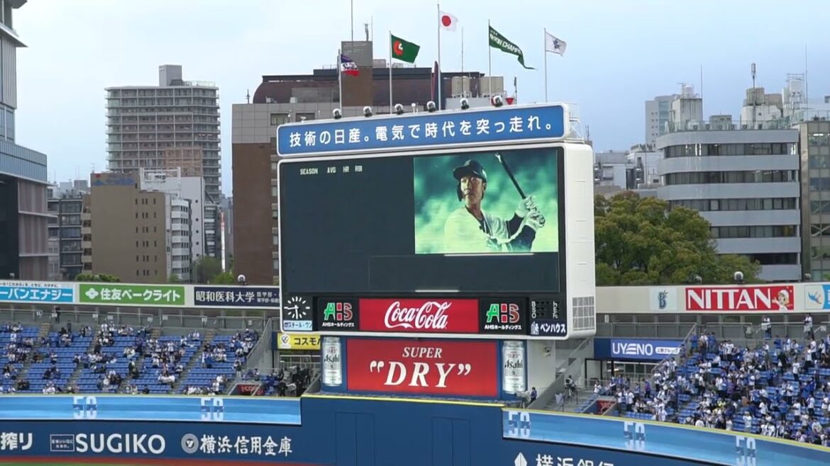 2025 4-11 横浜DeNAベイスターズvs東京ヤクルトスワローズ スタメン発表 in横浜スタジアム