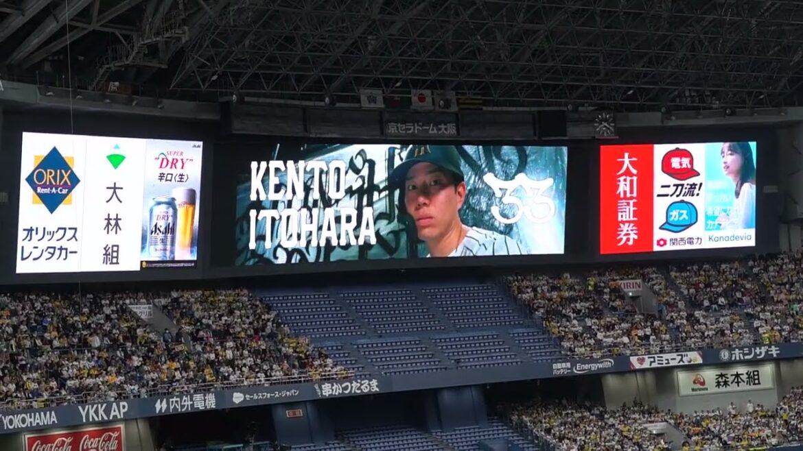 2025 4-1 阪神タイガース 糸原健斗 登場曲 誓いの歌(FREAK) in京セラドーム大阪