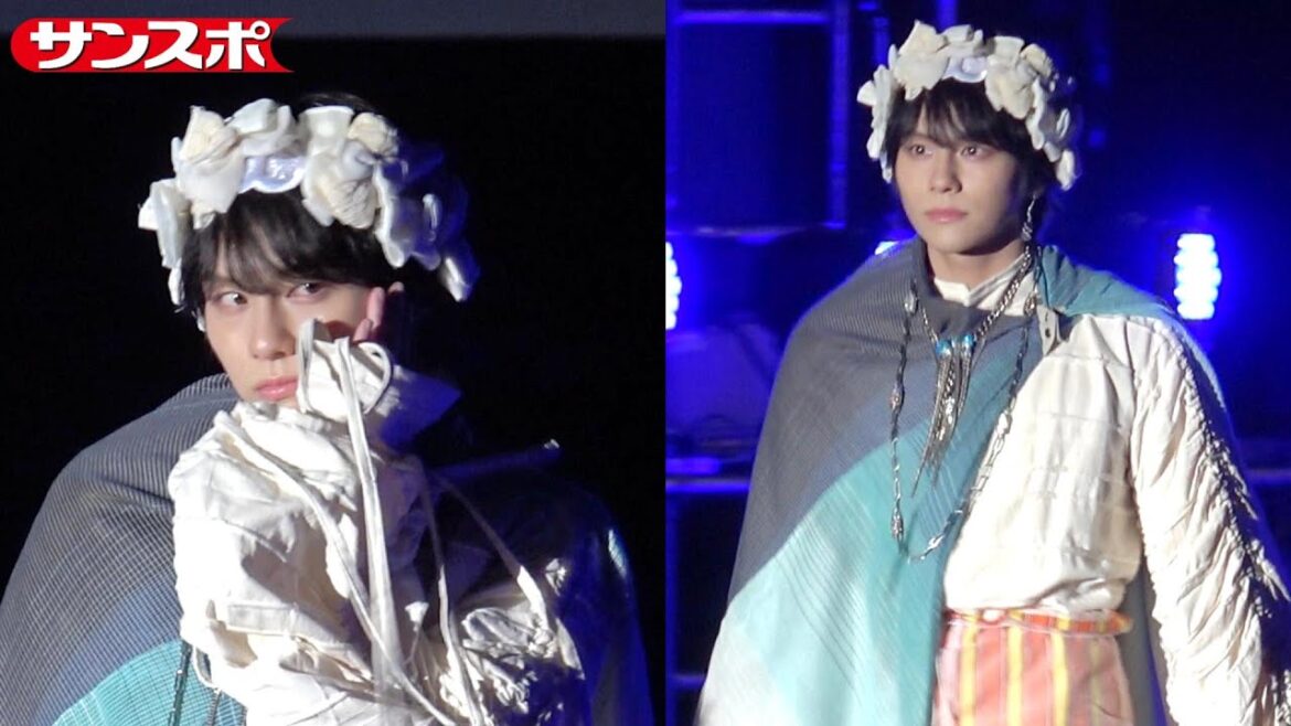 山下幸輝、愛知・蒲郡市の三河木綿まといキュートな仕草連発