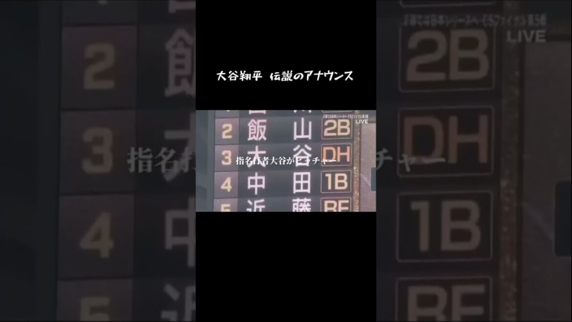 日本ハム伝説のアナウンス！