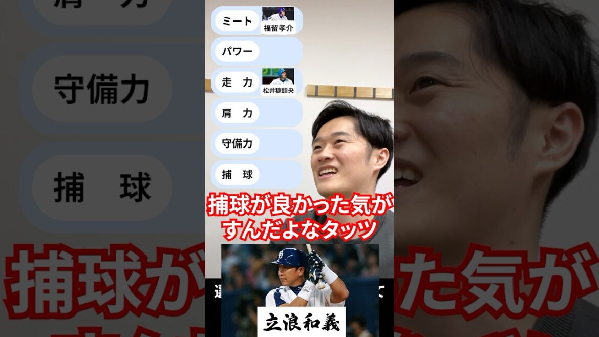 選手の能力を組み合わせて最強を作れ #パワプロ #プロ野球 #立浪和義 #前田健太 #清原和博