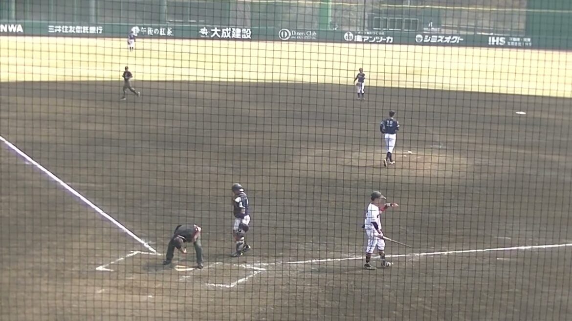 舟越秀虎 一二塁間破るライト前ヒット＜読売ジャイアンツ3軍 対 青森大学 2025年3月27日＞