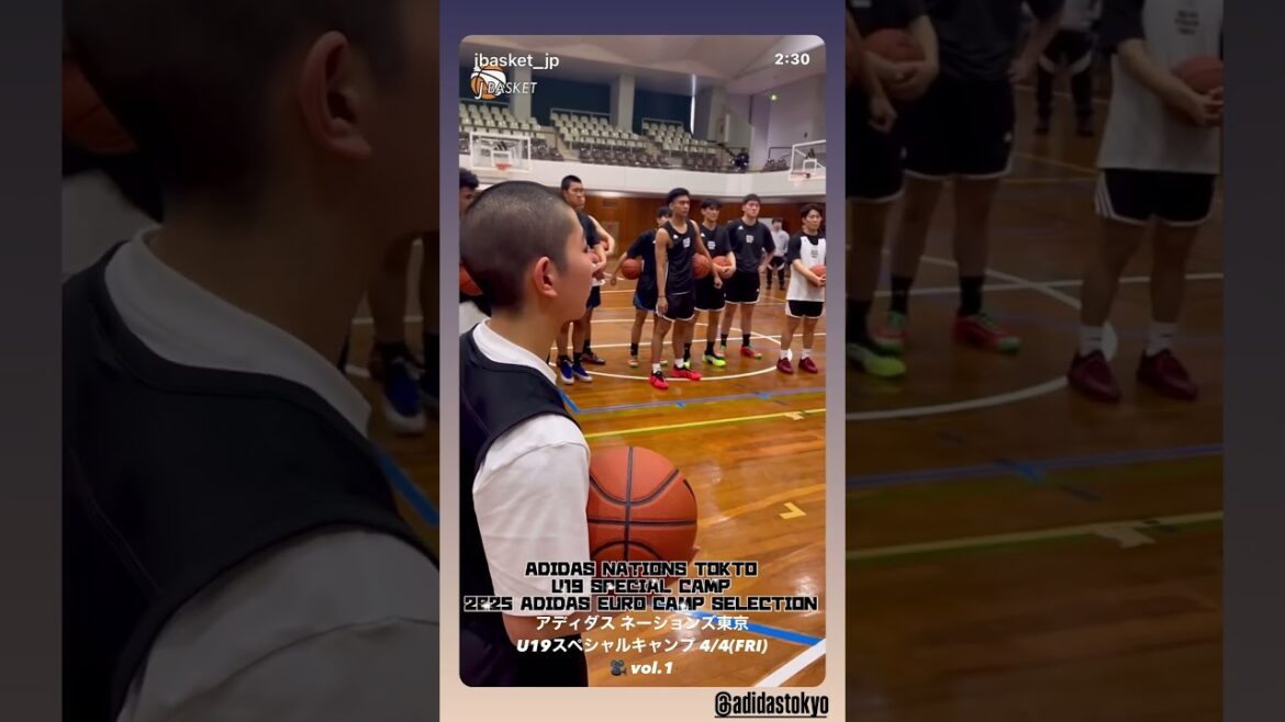 アディダス ネーションズ東京 U19スペシャルキャンプ 4/4(FRI) 🎥 vol.1