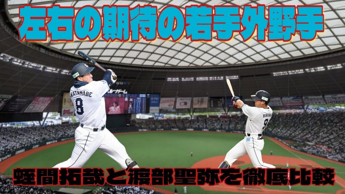 【西武ライオンズ】蛭間拓哉と渡部聖弥を徹底分析＆比較