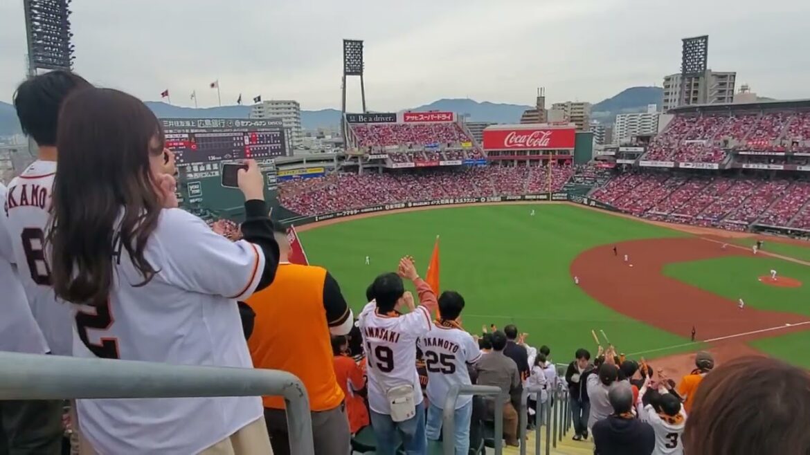 20250412【現地】#中山礼都 #誕生日 をお祝い♪ﾌｧﾝﾌｧｰﾚからのﾋｯﾄ　1回表@MAZDA Zoom-Zoom ｽﾀｼﾞｱﾑ広島･ﾋﾞｼﾞﾀｰﾊﾟﾌｫｰﾏﾝｽ