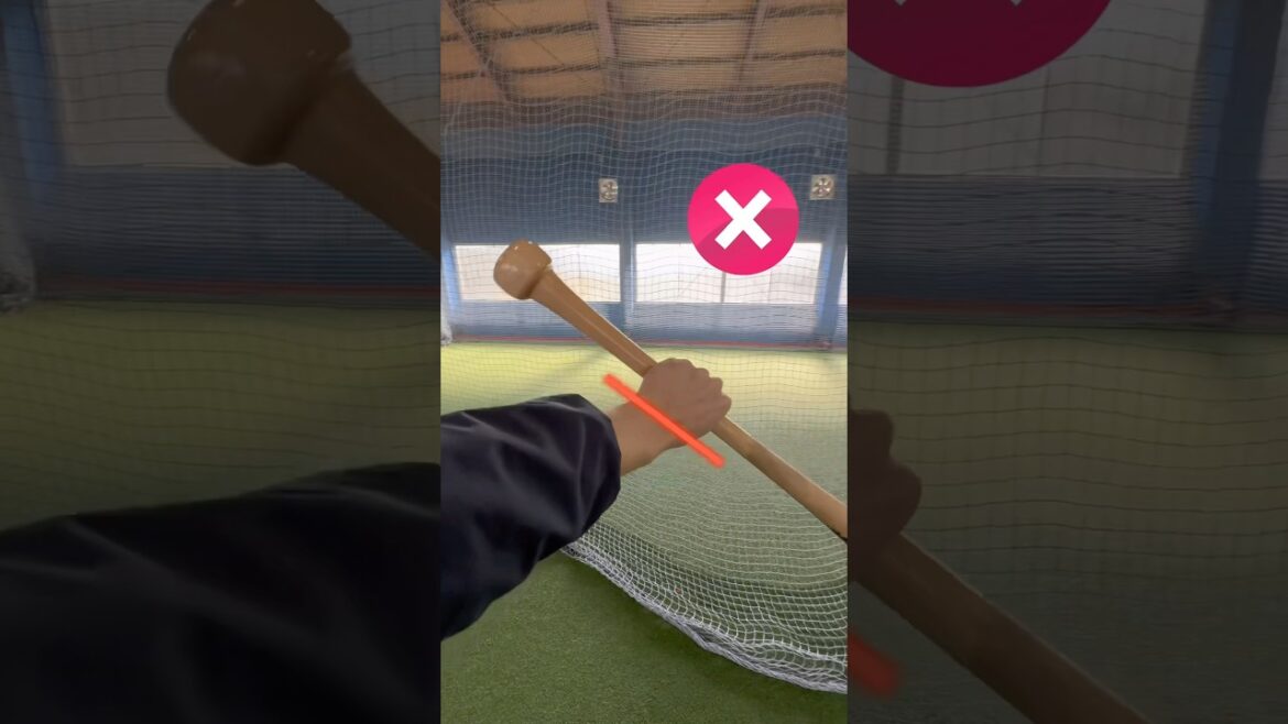 左打者の左手の使い方「打者目線」 #野球 #バッティング