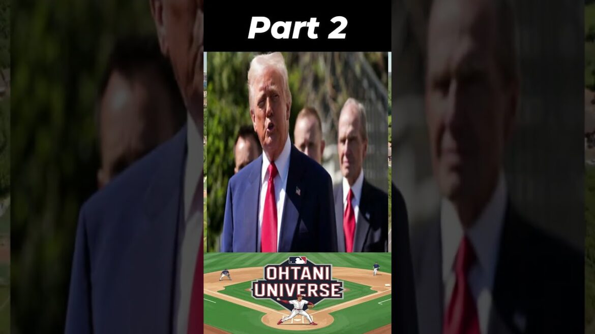 【速報】トランプ大統領が公式発表！「プレゼント！？」大谷翔平選手が号泣！わずか数分で日本中が騒然！