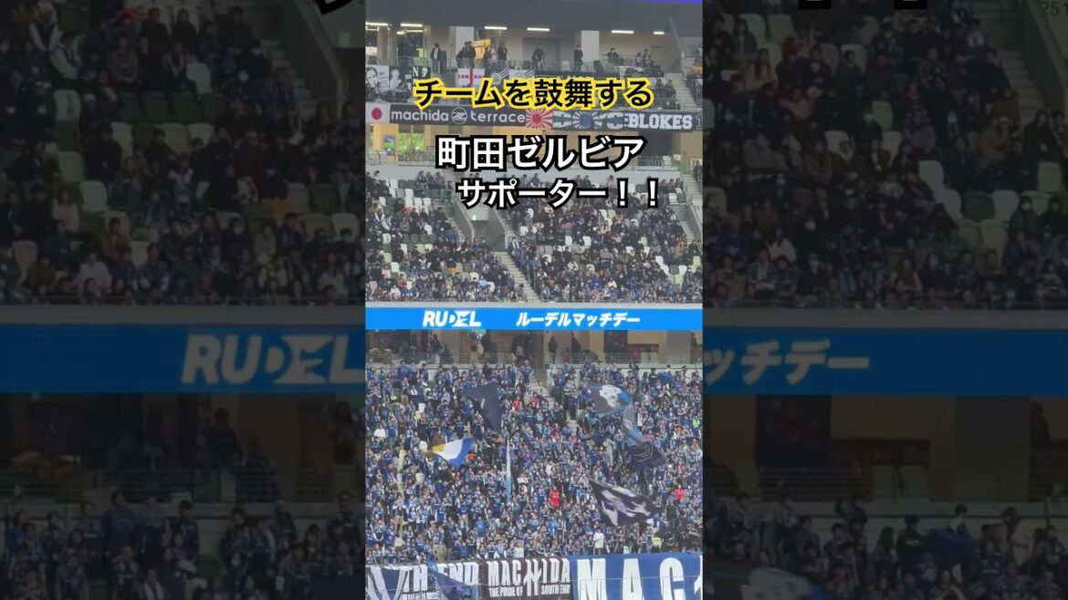 負けているチームを鼓舞し続けるFC町田ゼルビアサポーター! #FC町田ゼルビア #zelvia #Jリーグ