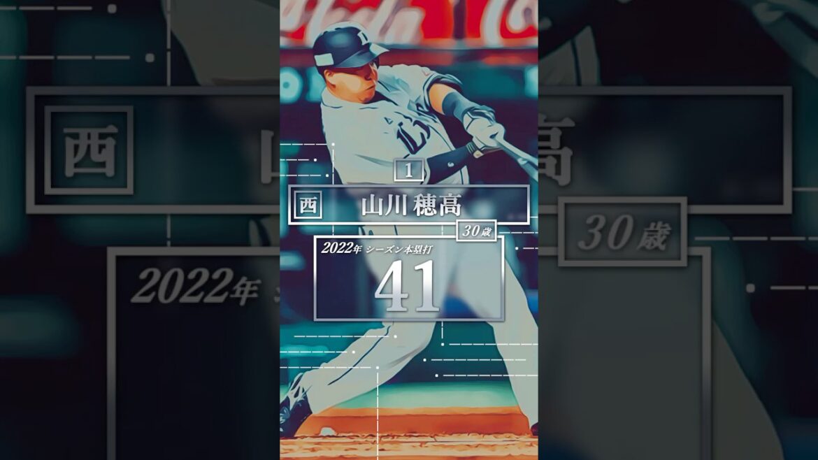 【プロ野球】2022年パ・リーグ シーズン本塁打ランキング トップ１９ #山川穂高 #浅村栄斗 #柳田悠岐