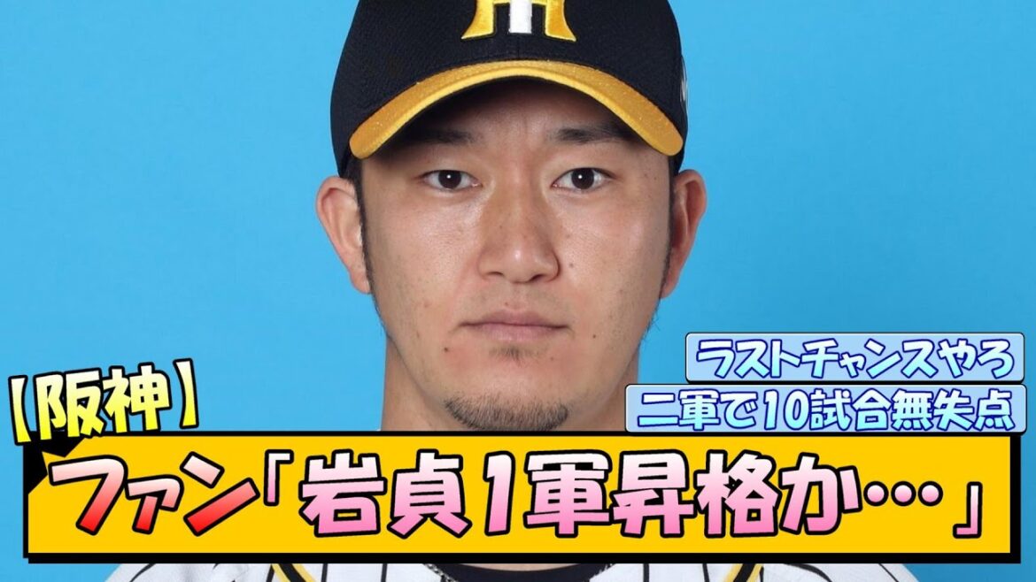 【阪神】ファン「岩貞1軍昇格か…」