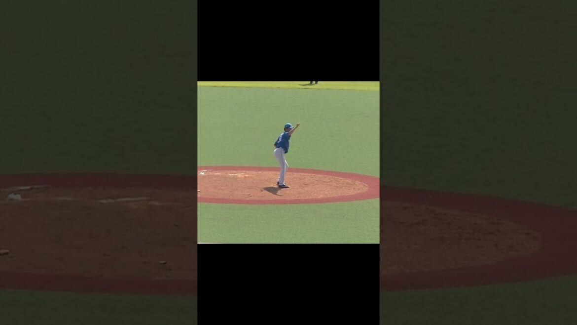 【野球選手フォーム集】日ハム石川直也の投球フォーム（2024年6月14日 ヤクルトスワローズ対 日本ハムファイターズ）