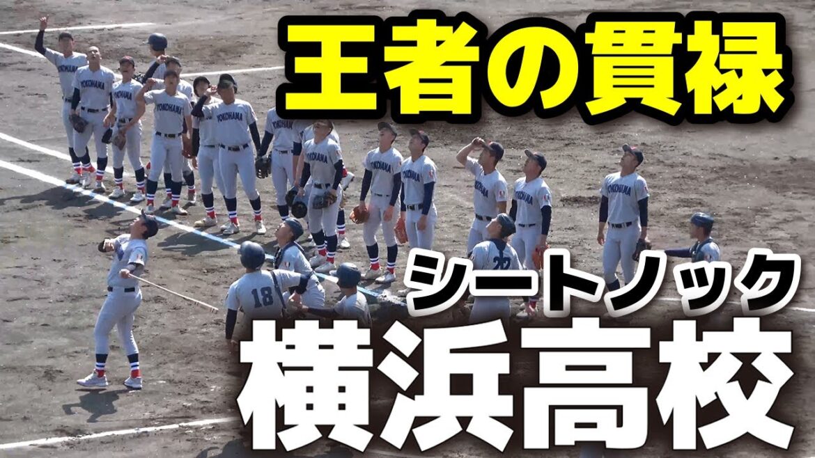 高校野球 王者の貫禄!横浜高校 シートノック 日本一の守備力に1年生も緊張!? 春季神奈川大会3回戦 横浜高校vs市ヶ尾 2025.4.12 野球 横浜 プロ野球 高校野球 王者の貫禄!横浜高校 シートノック 日本一の守備力に1年生も緊張!? 春季神奈川大会3回戦 横浜高校vs市ヶ尾 2025.4.12 野球 横浜 プロ野球