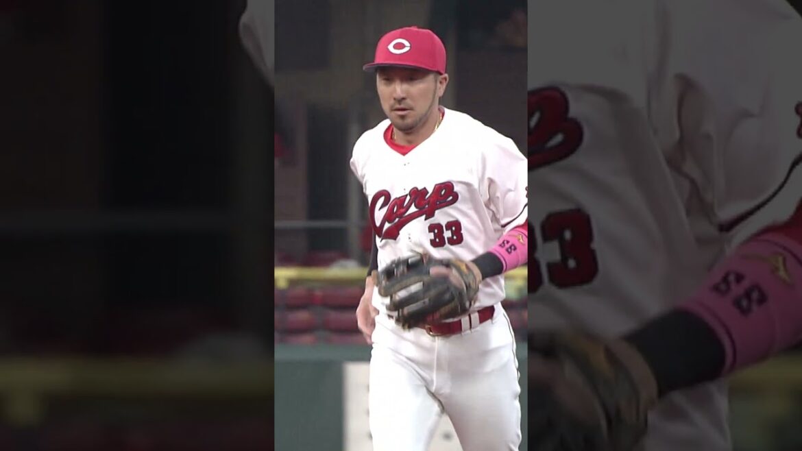 【忍者守備】菊池涼介の好プレー🔥美しい☆彡 #カープ #広島東洋カープ #広島 #菊池涼介