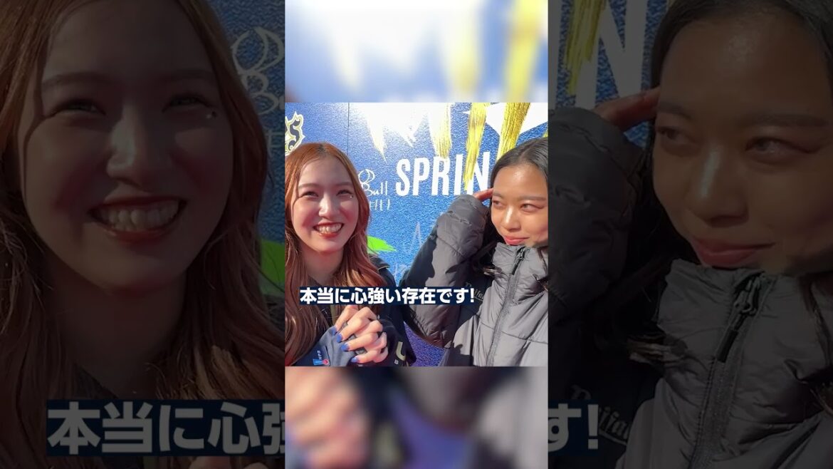 元BsGirlsリーダーの現在に密着取材！！「パーソルカメラ」パ・リーグ裏側密着中！ #shorts