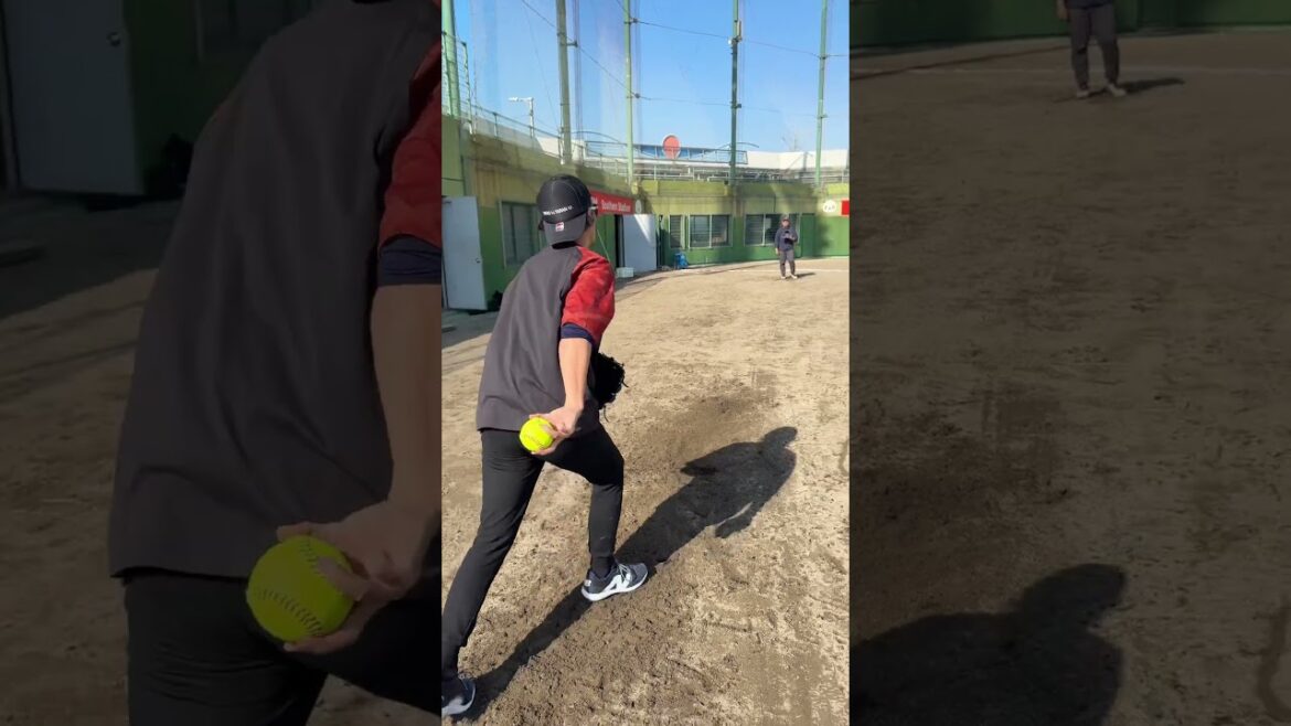 坂口智隆110キロへの道、本番前日の投球練習！