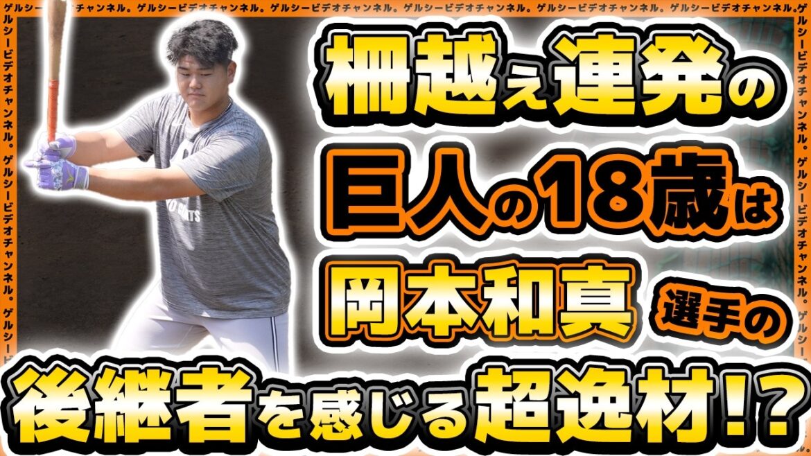 【巨人】柵越え連発の18歳は岡本和真選手の後継者を感じる超逸材！？坂本勇人&丸佳浩選手の豪華打撃練習から始まった、読売ジャイアンツ練習見学ハイライト｜プロ野球ニュース