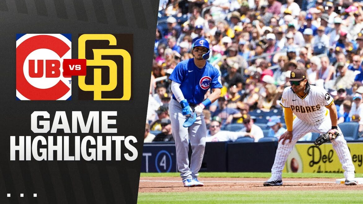 Cubs vs. Padres Game Highlights (4/16/25) | MLB Highlights