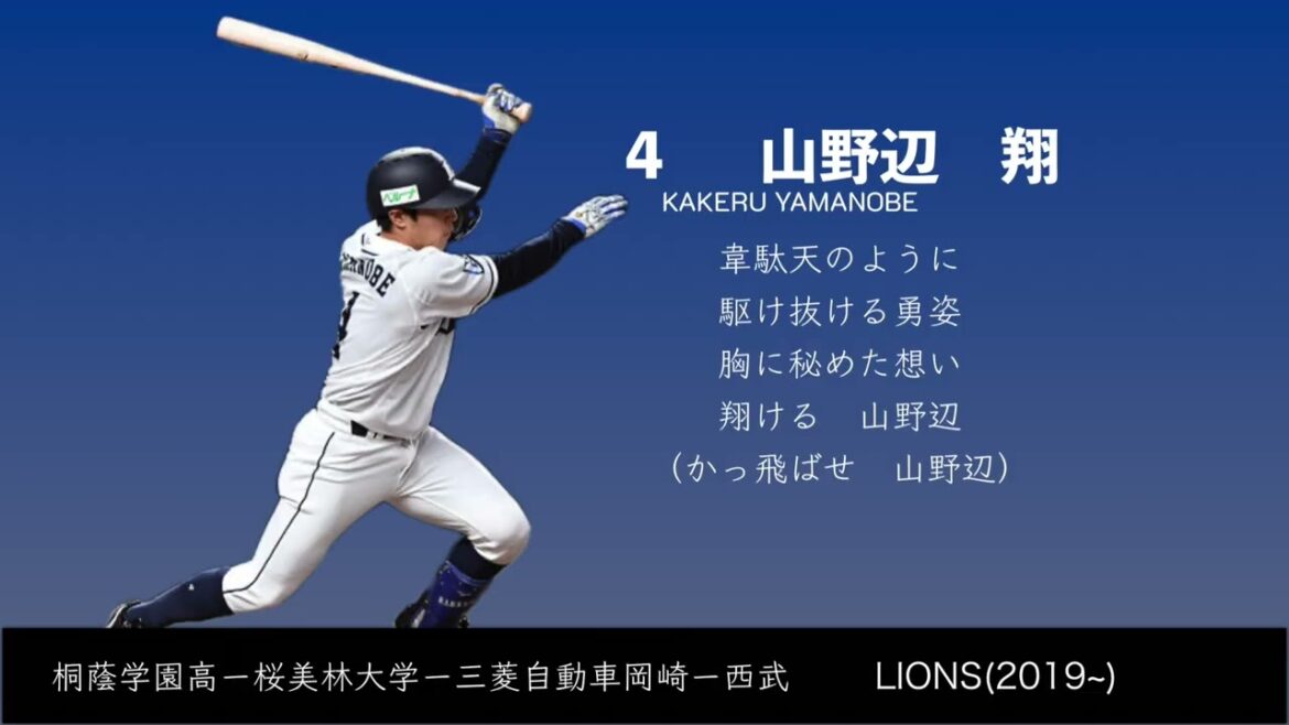 山野辺翔選手　応援歌　【埼玉西武ライオンズ】【2025新応援歌】