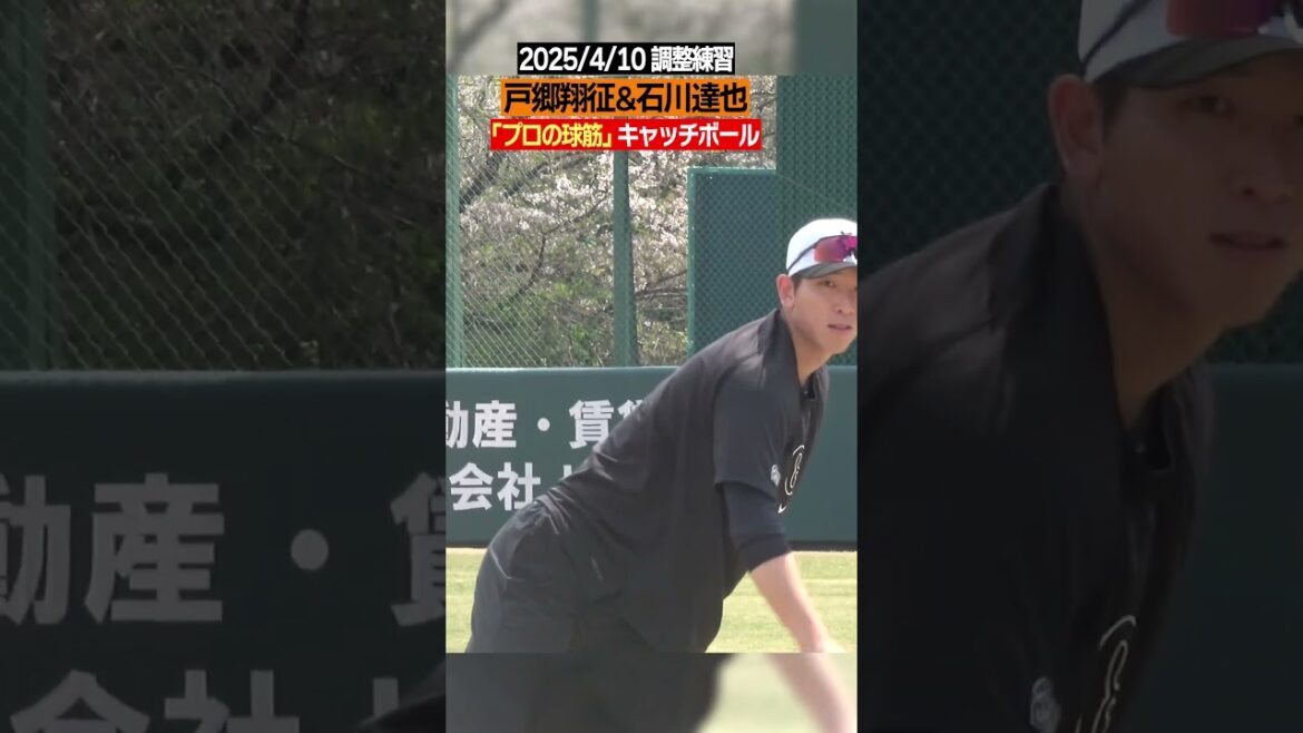 【プロの球筋】#巨人 ジャイアンツ #戸郷翔征 #石川達也 #キャッチボール #球筋がスゴイ #日テレスポーツ #shorts 【プロの球筋】#巨人 ジャイアンツ #戸郷翔征 #石川達也 #キャッチボール #球筋がスゴイ #日テレスポーツ #shorts