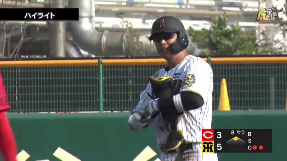 【ハイライト】4/18(金) 神5－3広（ＳＧＬ）| 原口が逆転ツーラン＆決勝2点タイムリーツーベース！4打点の大活躍！