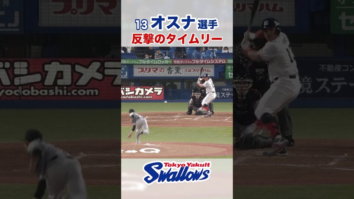オスナ選手 反撃のタイムリー #swallows #オスナ #shorts
