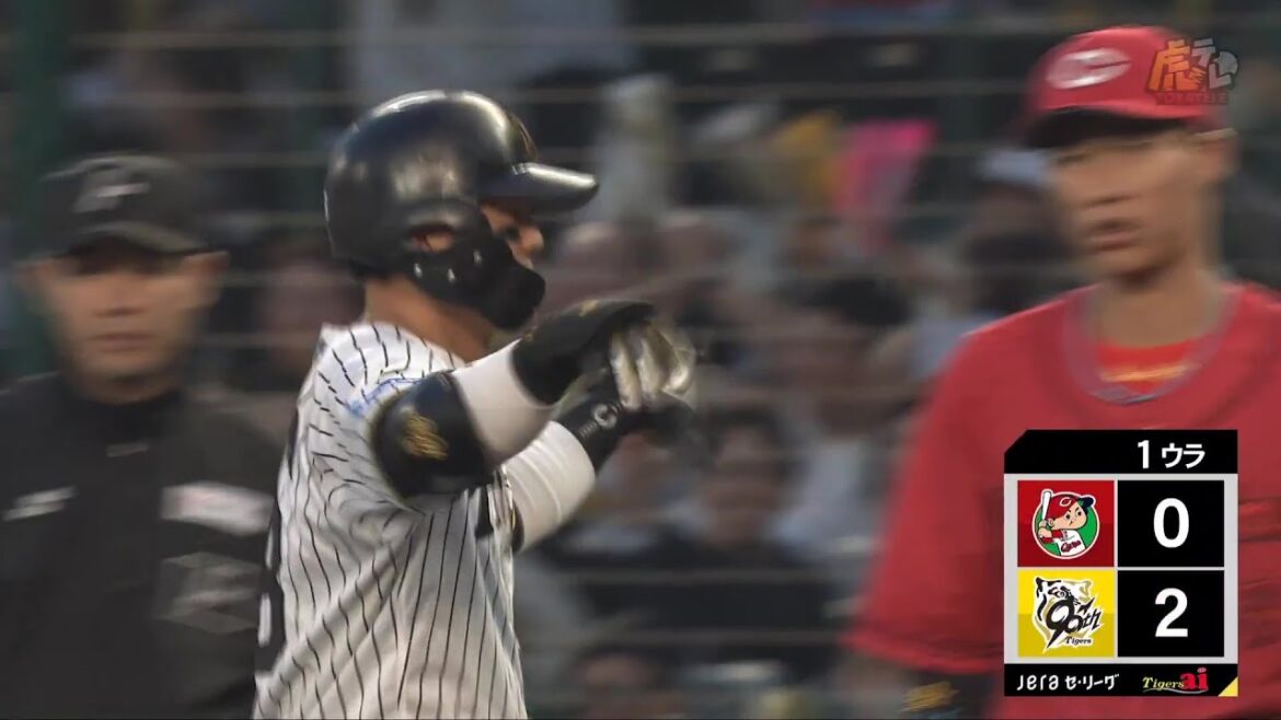 【2者生還】1回裏 #前川右京 選手のレフト前2点タイムリーヒット！【2025/4/18Ｔ－Ｃ】