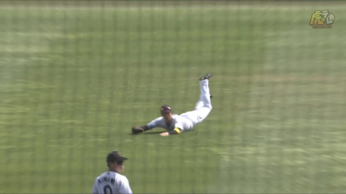 【華麗なダイブ】2回表 #近本光司 選手がダイビングキャッチで甲子園を沸かせる！【2025/4/19Ｔ－Ｃ】