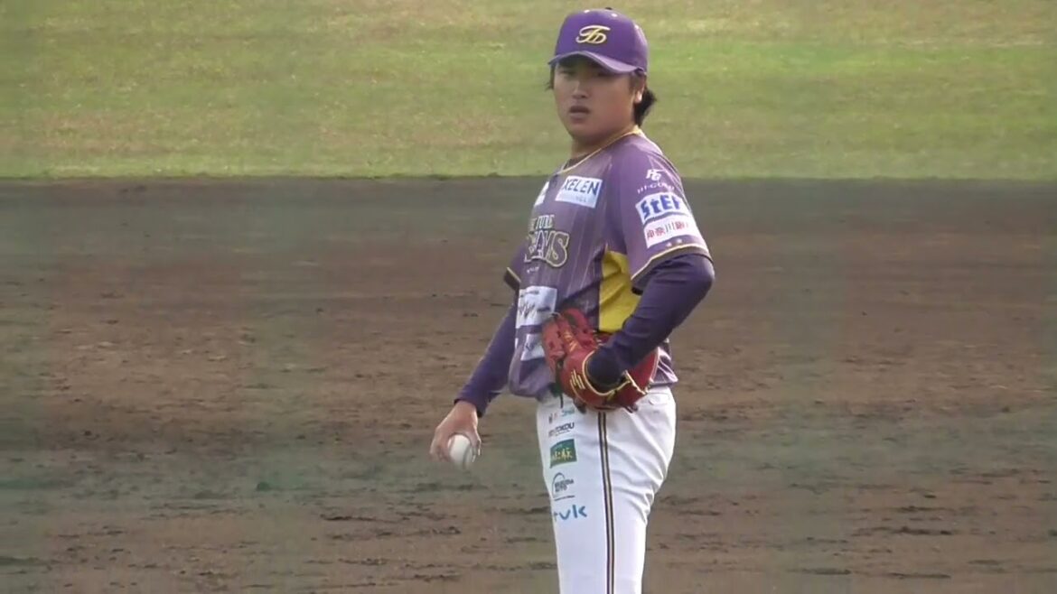 2025年4月 BCリーグ 神奈川FD ー 山梨FW 9回表・加藤 大 投手の投球