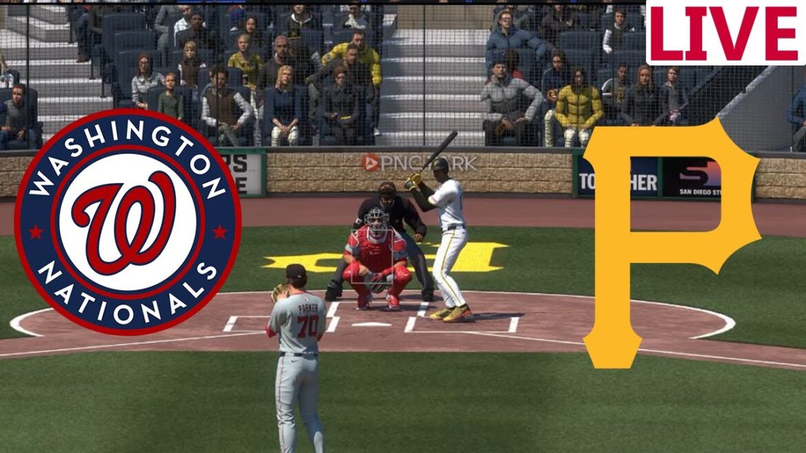 🔴LIVE 🔴Washington Nationals  VS Pittsburgh Pirates/April 17th/MLB THE SHOW 25