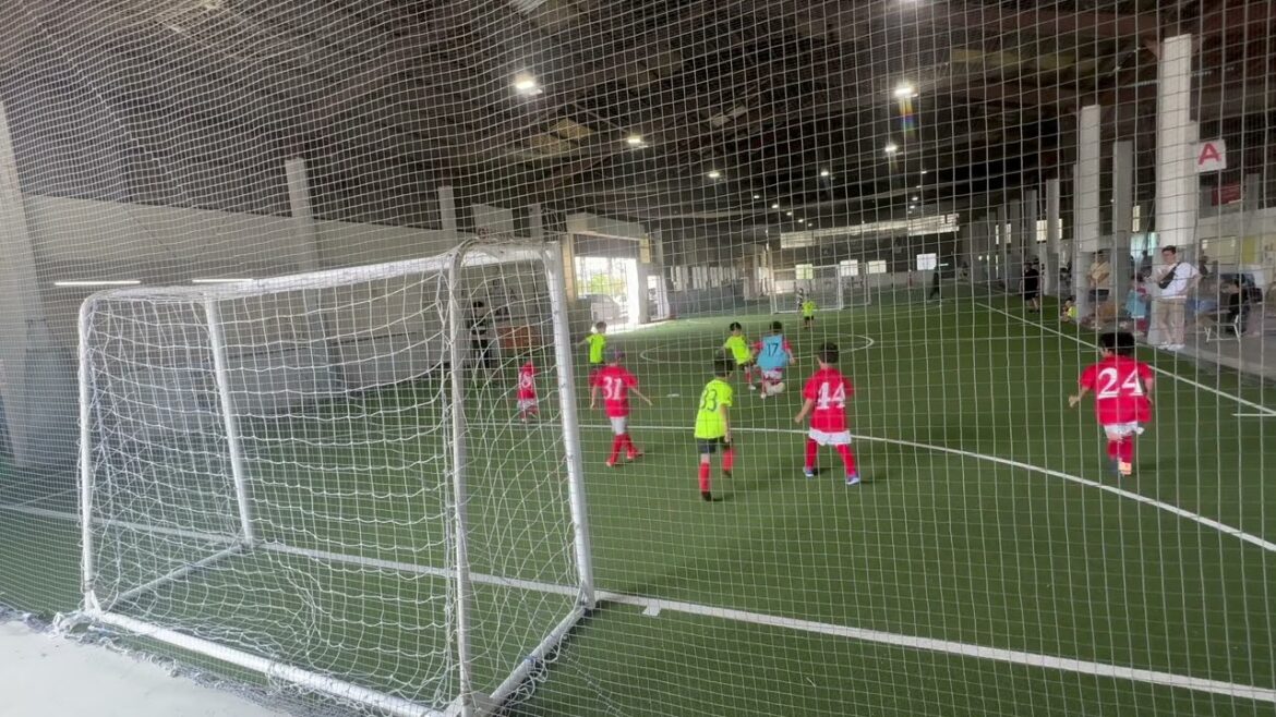 ユニアオU-7 vs ISS FC U-7②_20240908【フットサル試合動画】