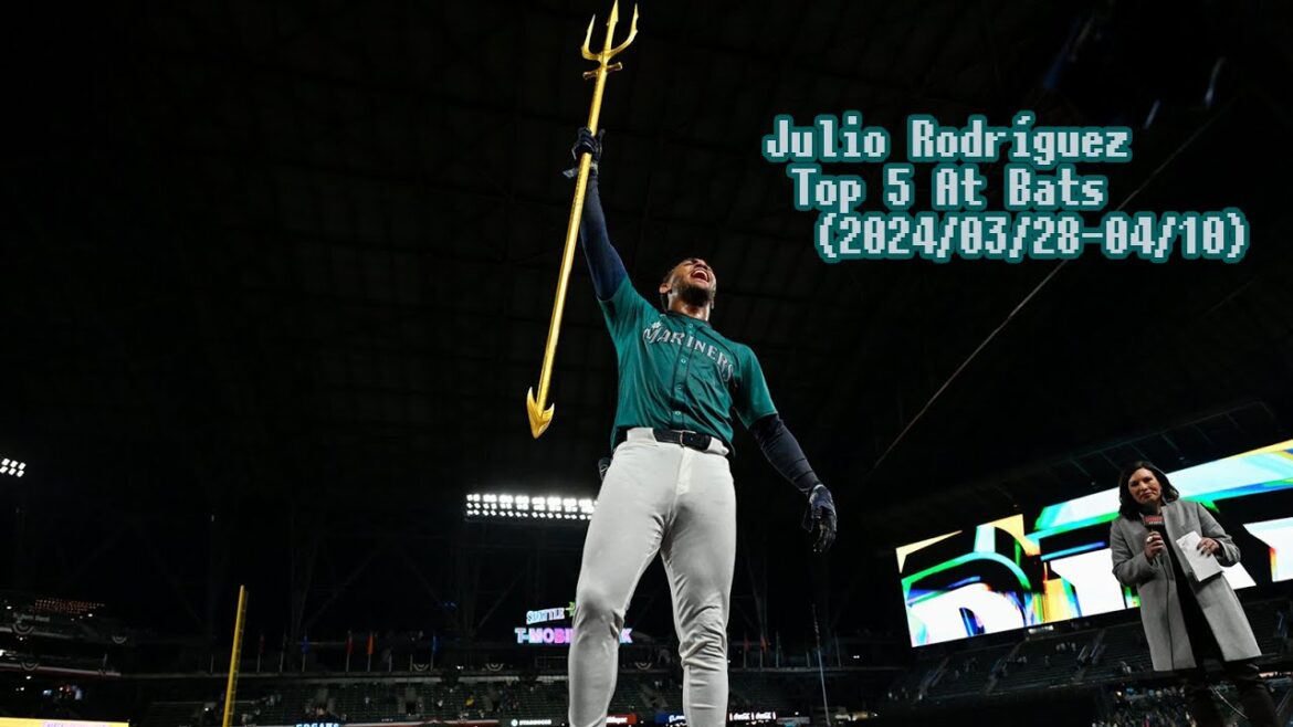 フリオ・ロドリゲス 開幕4カードでの(個人的)TOP5打席ダイジェスト(2024/03/28-04/10)/Julio Rodríguez's Top 5 ABs(2024/03/28-04/10)