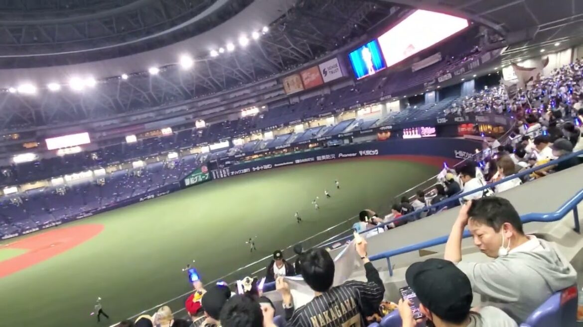 20250418　勝ちSKY♪  ｵﾘｯｸｽ･ﾊﾞﾌｧﾛｰｽﾞ勝利試合後の球団歌｢SKY (BsGravity版)｣　おりほ@京ｾﾗﾄﾞｰﾑ大阪･ﾗｲﾄ外野下段